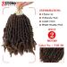 8 Pre-Twisted Passion Twist Crochet Braids - Short Curly Bomb Twist Hair Extensions (Pack of 6, T30) - Buy Online on GoSupps.com