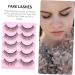 Beavorty 10 Pairs diamond false eyelashes makeup false lashes dense false lashes rhinestone trim lash decor rhinestone embellishments 3d false lash False Eye Lashes Fake Lashes cross extend - Buy Online on GoSupps.com