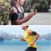 Moex Cell Phone Bag for Samsung Galaxy Z Flip 5 - Neoprene Arm Band Holder for Running & Sports - Orange Running Bracelet with 2 Compartments - Buy Online on GoSupps.com