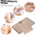Minkissy 400 Disposable Beauty Bar Tools - Fleece Fabric Wax Strips & Wood Spatula for Body Hair Removal - Buy Online on GoSupps.com