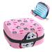 Women's bonds storage pockets Stillpad holder cute dog glasses head bone pink pink period kit pocket feminine product bag for women girls color1