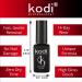 Kodi Professional Rubber Top & Base Gel Set | 12ml 0.42 oz | Long Lasting Nail Polish Kit | Non-Toxic & Scentless | Easy to Use | Cure Under LED/UV Lamp - Buy Online on GoSupps.com