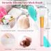 Buy 5-Piece Silicone Face Scrubber Set | Exfoliating Lip & Cleansing Brushes for Blackhead Removal - International Shipping Available - Buy Online on GoSupps.com