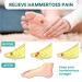 Welnove Hammer Toe Corrector & Straightener - 8 Pcs Toe Support Pads for Bent Crooked Claw Toes - Effective Cushion & Realignment Solution - Buy Online on GoSupps.com