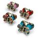 Kavya hair clip small crystal butterfly retro hair gripper French vintage slipproof metal mini hair clips hair jewelry accessories women girls 4 PCs