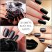 280 Black Nail Wraps Full Cover Decals with Nail Files - Cool Style for Girls & Women - Buy Online on GoSupps.com