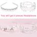 WILLBOND Flower Girl Headpiece Princess Wedding Headband with Pearls | Hair Accessory for Wedding, Party, First Communion - 4 Pcs - Buy Online on GoSupps.com