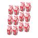Anneome 20pcs Box Nougat Box Christmas Candy Christmas Biscuit Bags Chocolate Case Christmas Box Delicate 19.5X9.5CM Red