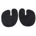 Leather Flip Flops Forefoot Pad Preventing Skin Abrasion with Self Adhesive for Enhanced Comfort Sandal Metatarsal Pad (Black)