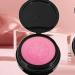 Cheek Blush Face Blush with Mirror Natural enhancer with mushroom applicator face makeup for beginners and travel - Buy Online on GoSupps.com