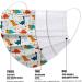Buy Fancy 50-Piece Disposable 3-Layer Children s Mouth Protection - Cartoon Dinosaur Print Face Masks for Outdoor Dust Safety - Buy Online on GoSupps.com