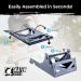 Origami Skateboard Stand by Skater Trainers - Store, Display, and Protect Your Skateboards - Made in USA - Black - Buy Online on GoSupps.com