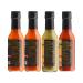 Gringo Bandito Super Hot Sauce Variety Pack 5 Fl Oz (Pack of 4) - Spicy Condiment Gift Set - Buy Online on GoSupps.com