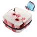 Women's binding storage bags ink cherry blossom flowers portable menstrual pad bag panty lip inlays tampons women's bandages storage holder for women school office multicolored 05
