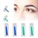 Contact lenses Suck soft lentils Prousky 4 pieces of contact lenses Help for inserting simple silicone contact lens suction suction with bottle for soft hard lentils blue and green