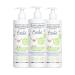 EVOLUDERM - Soft Baby Face & Body Lotion - 500 ml - 98% Natural Origin - Vegan - Made in France - Pack of 3 x 500 ml
