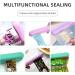 2 PACK Mini Bag Sealer Heat Seal - Handheld Food Resealer for Storage - Portable Smart Sealer with 45 Power Cable - Green+Purple - Buy Online on GoSupps.com