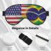SSIMOO American & Brazilian Flags Soft Sleep Eye Mask - Breathable Eye Patch for Travel & Relaxation | Perfect for Females - Buy Online on GoSupps.com