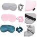 Shop Minkissy Eye Mask & Hair Ring Satin Sleeping Masks Shading Blindfolds & Travel Accessories for Ultimate Comfort - Buy Online on GoSupps.com