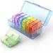 Tablet box 7 days 2 compartments in the evening 14 compartments large pill dose xl medication box 14 compartments tablet box pills box medication dose medication box drug dispenser (blue)