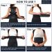 A&X Bravo Posture Corrector for Men and Women - Adjustable Lumbar Support Brace for Improved Posture and Pain Relief - Black (Size M) - Buy Online on GoSupps.com