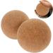 Frcolor Cork Yoga Balls - Deep Tissue Massage & Trigger Point Roller for Foot & Back Relief - Eco-Friendly Fitness Device - Buy Online on GoSupps.com