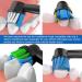 Qtitrus Plug Brushes for Oral-B Electric Toothbrush - 16 Black EfficientClean Attachments (4 Flow 4 Precision 4 Sensitive) | International Shipping - Buy Online on GoSupps.com