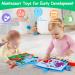 High Contrast Sensory Baby Books 2-Pack | Soft Cloth, Crinkle, Teething Toys for 0-18 Months | Travel & Tummy Time Essentials | Marine & Jungly Animal Designs - Buy Online on GoSupps.com