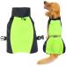 Zunea Waterproof Raincoat for Medium & Large Dogs - Reflective Windproof & Mesh Lined - Outdoor Hiking & Wet Weather Gear - Green 6XL - 1 Pack - Buy Online on GoSupps.com