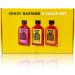 Crazy Bastard Sauce - Sample Set of 3 Hot Chili Sauces - Chipotle & Pineapple Habanero & Tomatillo and Ghost Pepper & Mango (3 x 100ml) - Buy Online on GoSupps.com