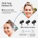 Link Dream Sleep Ear Plugs 28dB Noise Cancelling Silicone Earplugs for Snoring, Concerts, and Flights - S/M/L Sizes - Reusable and Soft Hearing Protection - Black - Buy Online on GoSupps.com