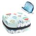 Anna Cowper Hot Air Balloons Pattern Colorful Sanitary Napkin Storage Bag Feminine Menstrual Cup Pouches Nursing Pad Holder Tampon Bags Portable Period Bag for Women Teen Girls 1Pcs Multi-colored 12