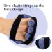 Finger Separator Cushion - Hand Contracture Rehab Aid for Adults | Purple Palm Grip Protector with Elastic Bands - Buy Online on GoSupps.com