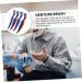 Minkissy 4-Piece Travel Toothbrush Set for Seniors | Portable Prosthesis Brushes - Perfect for On-the-Go Care - Buy Online on GoSupps.com