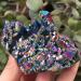 Natural Rainbow Coated Quartz Aura Quartz Cluster Titanium Aura Quartz Rainbow Aura Cluster Gem Specimen s - Buy Online on GoSupps.com