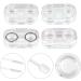 Exceart Contact Lens Etui - 8 Transparent Holders with Hinged Lid | Cute & Portable Contact Lens Storage Kit - Buy Online on GoSupps.com