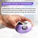 Fingernail Trimmer Electric Electric Nail File | Rechargeable Clipper LCD Digital Display Nail Scraps Storage Clipper with Light & 3 Speeds for Children Kids Adult Purple - Buy Online on GoSupps.com