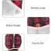 Buy Black and Red Checkered Dry Hair Cap & Towel Set | 2-Piece Quick Drying Super Absorbent Soft & Comfortable - Buy Online on GoSupps.com