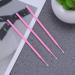 Healifty 100pcs Make up for Face Makeup Micro Brush Micro Applicator Brush Eyelash Brush Mascara Pink - Buy Online on GoSupps.com