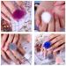 3D Fluffy Pom Balls Nail Charms Kit | 24 Pieces with Magnetic Detachable Plush Pom Poms | Storage Box Included | Nail Art DIY for Girls and Women - Buy Online on GoSupps.com