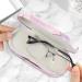 Fintie 2 in 1 Contact Lens & Eyeglasses Case - Portable Double-Sided Travel Case with Mirror Tweezer & Solution Bottle - Dreamy Marble Design - Buy Online on GoSupps.com