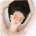 Healeved Ice Butterfly Eye Mask - Silk Gel Sleep Mask for Cooling and Comfort - Orange - Buy Online on GoSupps.com