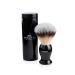 Shaving Brush | Free Travel Case | BENNY'S | Luxury Brush | Gentle Exfoliator | Removes Dirt Dead Skin and Reduce Blemishes | Men's Gift Idea | Creates The Best Shaving Cream Lather | Made in The UK