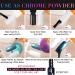 Cat Eye Chrome Nail Powder Set - Achieve Cat Eye and Chameleon Mirror Effects with 9D Galaxy Gem Glitter Pigment, Black UV Gel, and Magnetic Stick - DIY Manicure Kit - Buy Online on GoSupps.com
