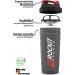 Rockitz Rockitshaker 1000ml Protein Shaker - Leak-proof BPA Free Patented Mixing System - Ideal for Fitness & Whey Protein Shake - Red & Black - Buy Online on GoSupps.com