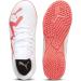 PUMA Unisex Kids Future Play It Jr Football Shoe - 37 EU White & Fire Orchid | International Shipping Available - Buy Online on GoSupps.com