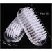 Set of 2 Andux Zone Clear Plastic Hand & Nail Cleaning Brushes MJS-01 (Clear/Green) - Buy Online on GoSupps.com