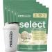 PEScience Select Vegan Protein Powder, Plant Based Protein Powder, Amazing Taste, Smooth Texture, Pea and Brown Rice Blend, Dairy Free, Lactose Free, Gluten Free 5 Flavor Variety Pack, 25 Servings