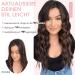 Silk-Co Hair Extensions with Rubber Band - Adjustable Secrets Synthetic Long Corrugated Extensions for Women | Dark Brown & Golden Highlights - 50 cm - Buy Online on GoSupps.com