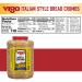 Vigo Italian Style Seasoned Bread Crumbs with Imported Roman Cheese - 5 Pound Pack - Buy Online on GoSupps.com